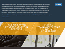 Tablet Screenshot of de.matrixfitness.com